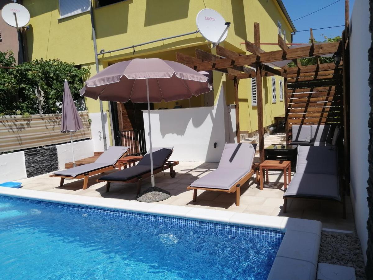 Apartment Rustica Zadar With Exclusive Use Of The Pool-Ground Floor Exteriör bild